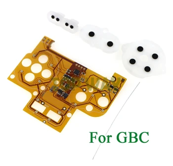 5sets Новые комплекты светодиодной подсветки кнопок Проводящий клей для GBC Button Board Modify Kit для Nintendo GameBoy Color