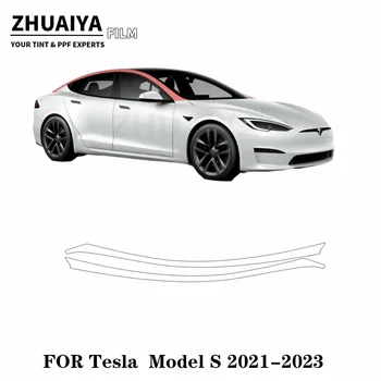 Для защитной пленки для лакокрасочного покрытия Tesla Model S PPF 8mil 2021 2022 2023 г. Пленка для кузова автомобиля