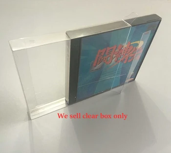 10 шт. Прозрачная прозрачная коробка для PS1 Игровая карта пластиковая коллекция PET Protector Защитная коробка для хранения