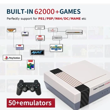 НОВАЯ игровая консоль Super Console X Cube 256 ГБ до 62000+ игр для PSP / PS1 / N64 / DC Retro TV Game Players
