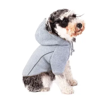 GLORIOUS KEK Весна Осень Одежда для собак Пустые толстовки для собак Пальто с молнией Повседневная флисовая куртка для собак для маленького среднего щенка