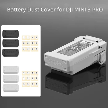 Комплект пылезащитных заглушек для контакта с корпусом, защитная крышка порта зарядки аккумулятора, защита от короткого замыкания и пыли, подходит для DJI Mini 3 Pro